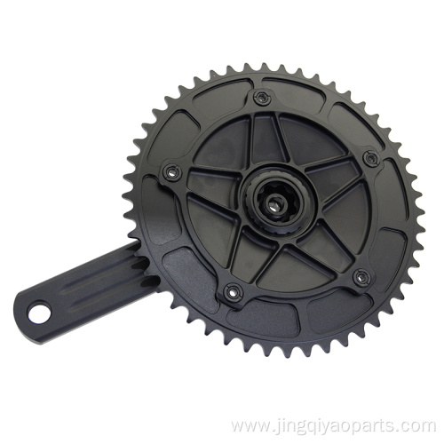 Fixed Gear Bike Chainwheel 48T-51T Integrated Crank Set